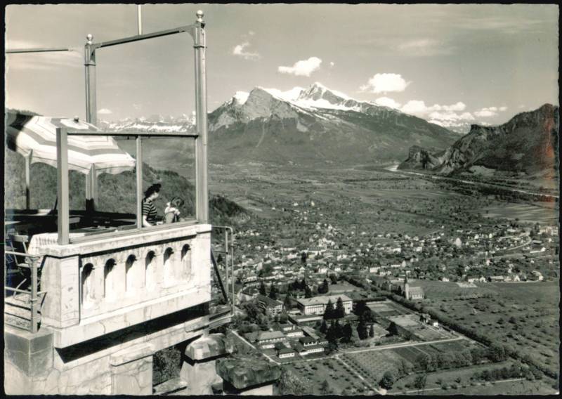 Hotel Rest. Wartenstein, View of Gonzen & Alvier Bad Ragaz Switzerland