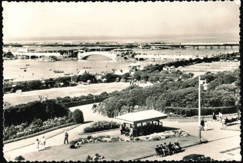 Promenade Gardens and Marine Lake Southport United Kingdom