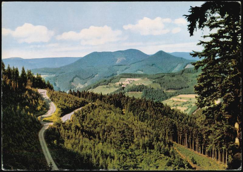 Blick von der Schwarzwaldhochstraße ins Renchtal Germany