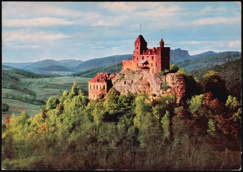 Ritterburg Berwartstein Historic Rock Castle Bad Bergzabern Germany