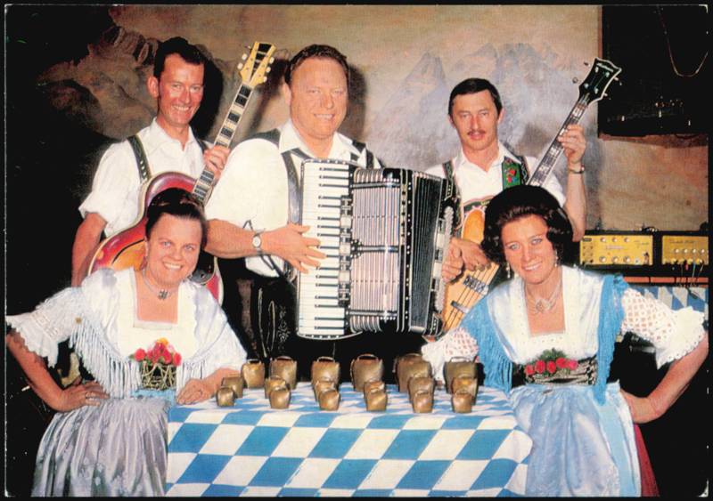 Georg Salvamoser Gruppe, Café Bauer Bayerische Abende Garmisch-Partenkirchen Germany
