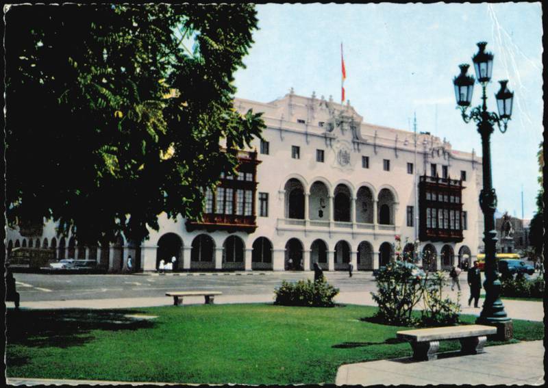 Municipalidad City Hall and Plaza Mayor Lima Peru