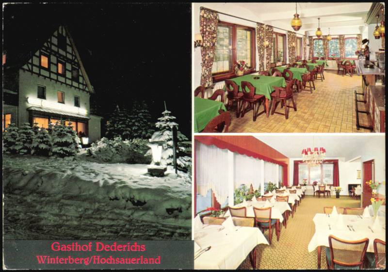 Gasthof Dederichs Winter Exterior and Interiors Winterberg Germany