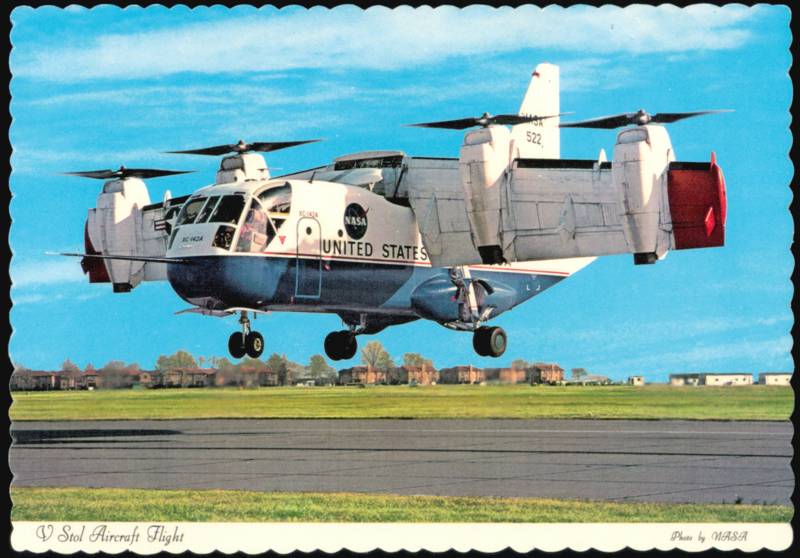 NASA XC-142A V/STOL Tilt-Wing Aircraft Flight Test