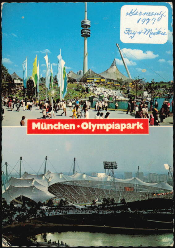 Olympiapark, Olympic Tower and Stadium Munich Germany