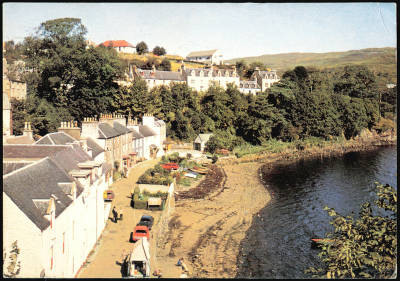The Seafront and Rosedale Hotel, Portree, Isle of Skye Scotland