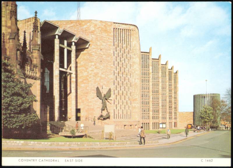 Coventry Cathedral, East Side Exterior United Kingdom