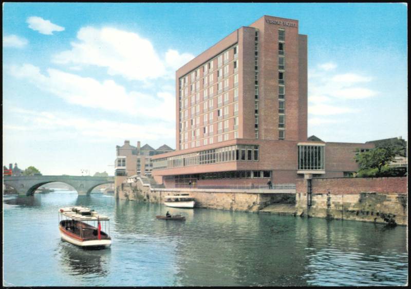 Viking Hotel Waterfront View and River Boats York United Kingdom