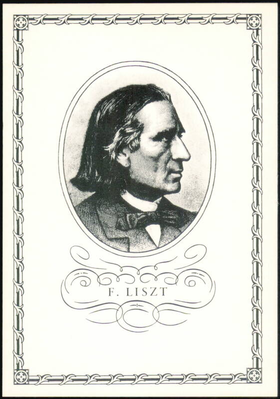 Franz von Liszt, Composer & Piano Virtuoso Portrait