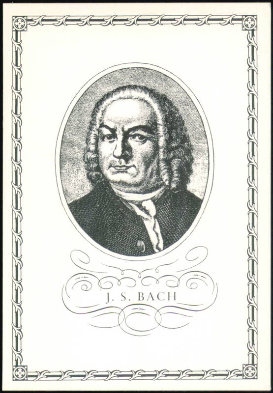 Johann Sebastian Bach Classical Composer Portrait Composers