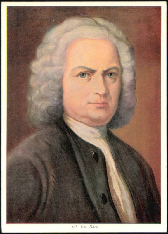Johann Sebastian Bach Portrait by A. Herrmann Composers