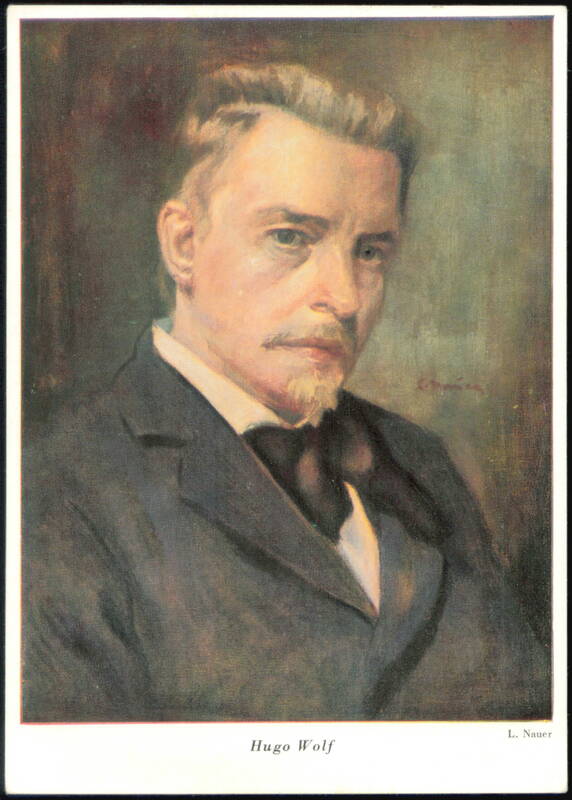 Hugo Wolf Portrait by L. Nauer Composers