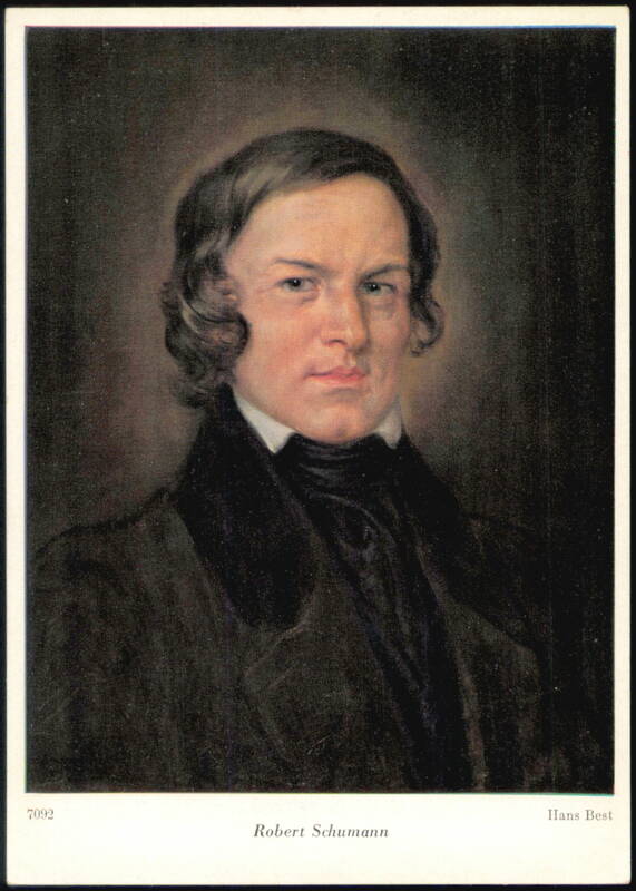 Robert Schumann Portrait by Hans Best Composers