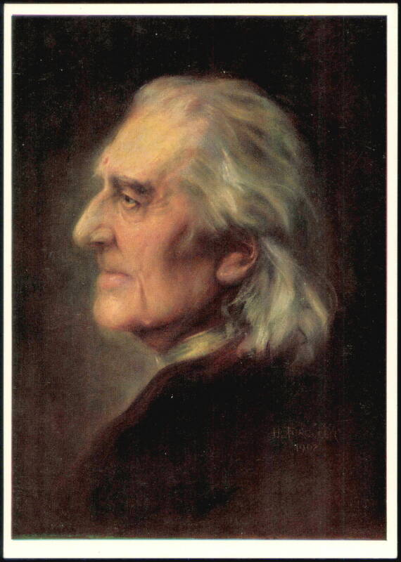 Franz Liszt (1811-1886) Portrait by H. Torggler Composers