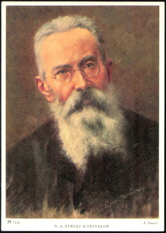 N. A. Rimski-Korssakow Composer Portrait, Ludwig Nauer