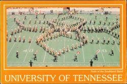 University of Tennessee Pride of the Southland Band Postcard