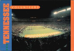 Neyland Stadium UT Volunteer Band Traditional Drill Postcard