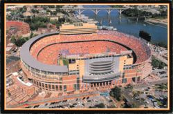 Neyland Stadium Packed Game Day Aerial View Postcard