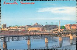 University of Tennessee Campus and Sports Stadium Postcard