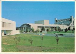 Chamber of Commerce, Civic Auditorium & Hyatt Regency Postcard