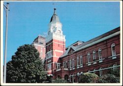 Historic 1885 Court House on Main and Gay Ave. Postcard