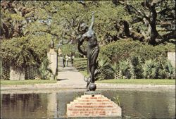 Diana of the Chase Sculpture, Brookgreen Gardens Postcard
