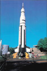 The Space & Rocket Center, Saturn I Rocket Display Postcard