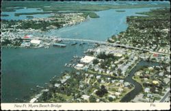 New Ft. Myers Beach Bridge Connecting to Mainland Postcard