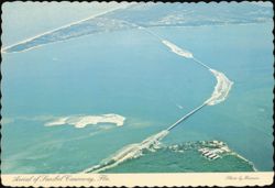 Aerial View of Sanibel Causeway Postcard