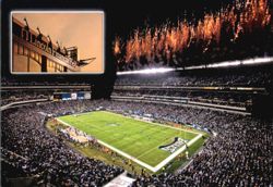 Lincoln Financial Field The Linc Stadium Fireworks Postcard
