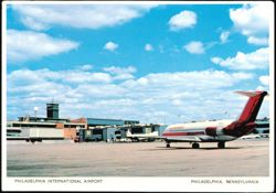 Philadelphia International Airport, Allegheny Jet & Tower Postcard