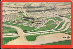 O'Hare International Airport Aerial View Postcard