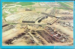 Aerial View of O'Hare International Airport Postcard