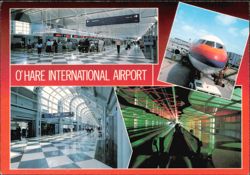 O'Hare International Airport Multi-View Postcard