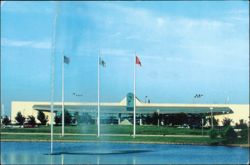University of Illinois Willard Airport Terminal Building Postcard