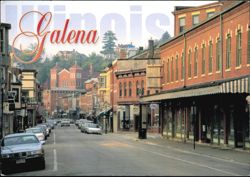 Main Street Historic Specialty Shops Postcard