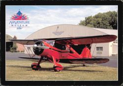 1937 Waco Cabin Class Biplane, AirVenture Museum Postcard