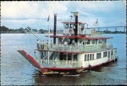 M. V. Mark Twain Stern-Wheel Sight-Seeing Vessel Postcard