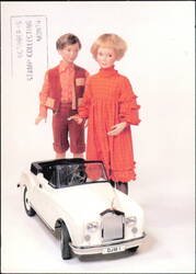 Mary Quant Children's Outfits & Rolls-Royce Pedal Car Postcard