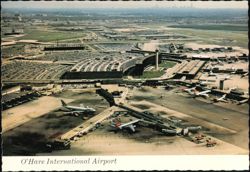 Aerial View of O'Hare International Airport Postcard