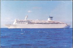 Princess Cruises 'Sky Princess' Cruise Ship at Sea Postcard