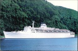 Princess Cruises Fair Princess Love Boat Fleet Ship Postcard