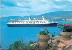 Sun Line TSS Stella Solaris Cruise Ship Postcard