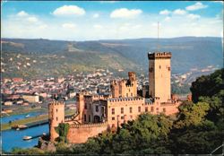 Burg Stolzenfels Castle on the Rhine River Postcard