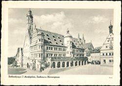 Marktplatz, Rathaus und Herrengasse Postcard