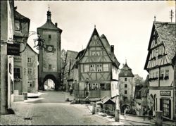 Plönlein with Siebers Tower and Kobolzeller Gate Postcard