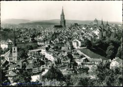Altstadt Panoramic View with Münster Postcard