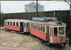 Electrische Museumtramlijn Wien 2614+5312 Trams Postcard