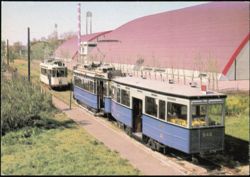 Electrische Museumtramlijn, Amsterdam 946 & Den Haag 824 Postcard