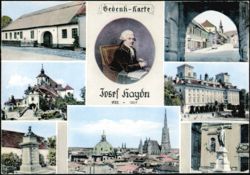 Josef Haydn 1732-1809 Gedenk-Karte Multi-View Postcard